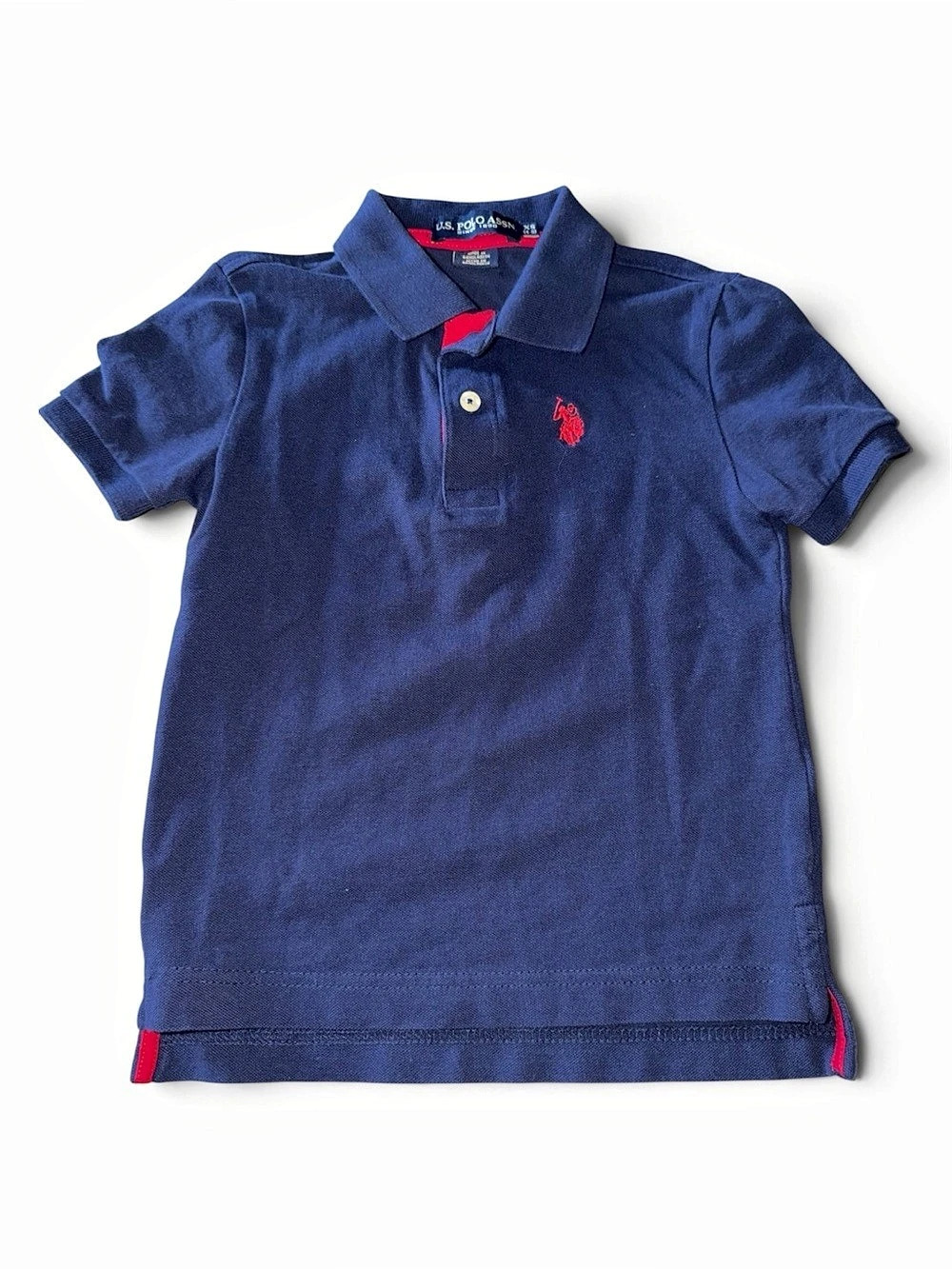 U.S. Polo Assn. Polo Shirt. Boys Blue Size XS (4-5)